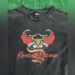 VINTAGE HARLEY DAVIDSON TEE SHIRT | 2001 TEXAS | SIZE LARGE | MADE IN USA